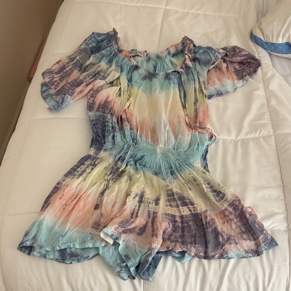 Lani Pastel Tie-Dye Blouse